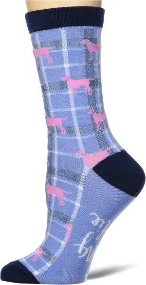Women's Printed Crew Socks