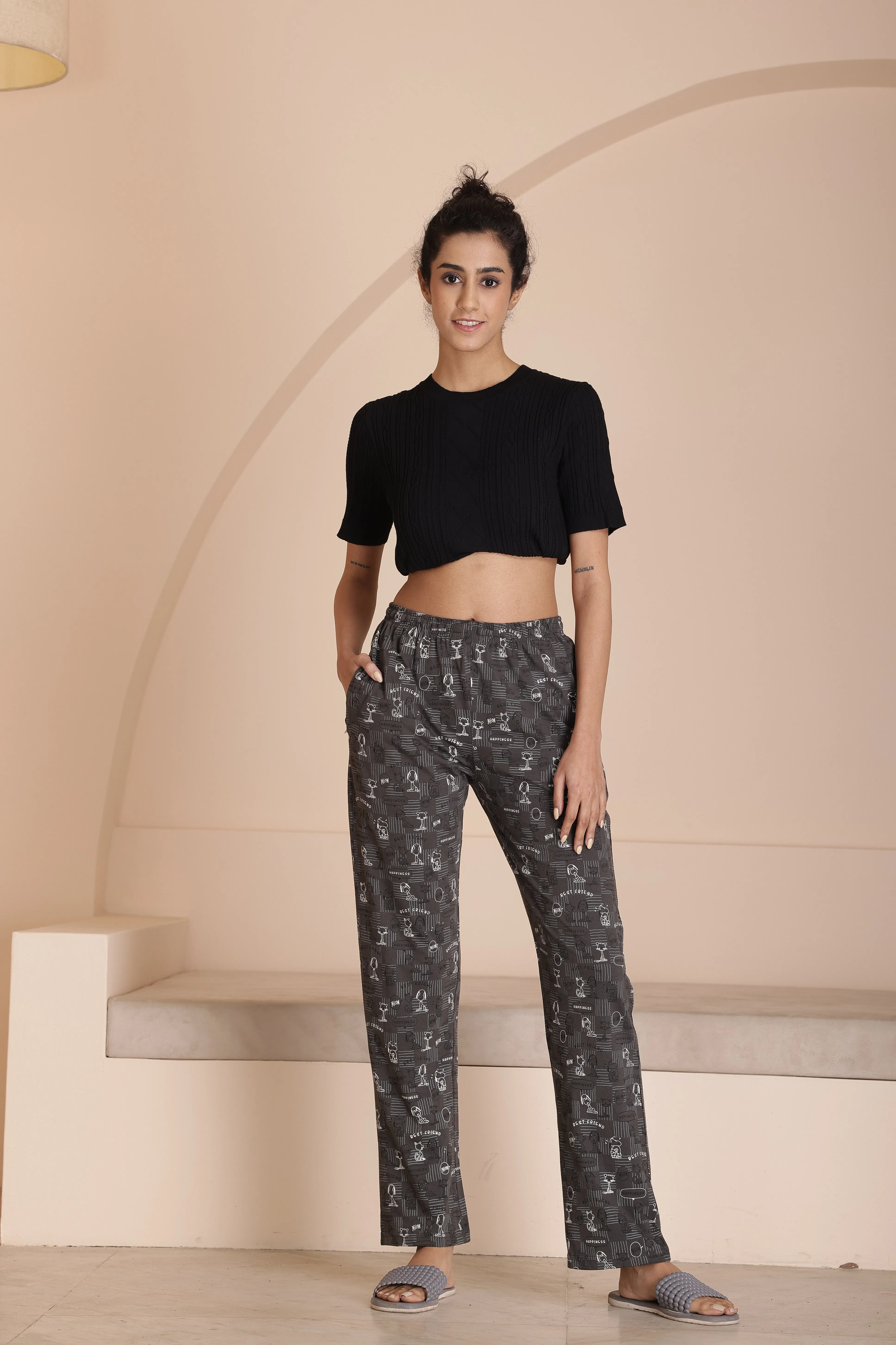Women’s Relaxed Fit Cotton Printed Lowers