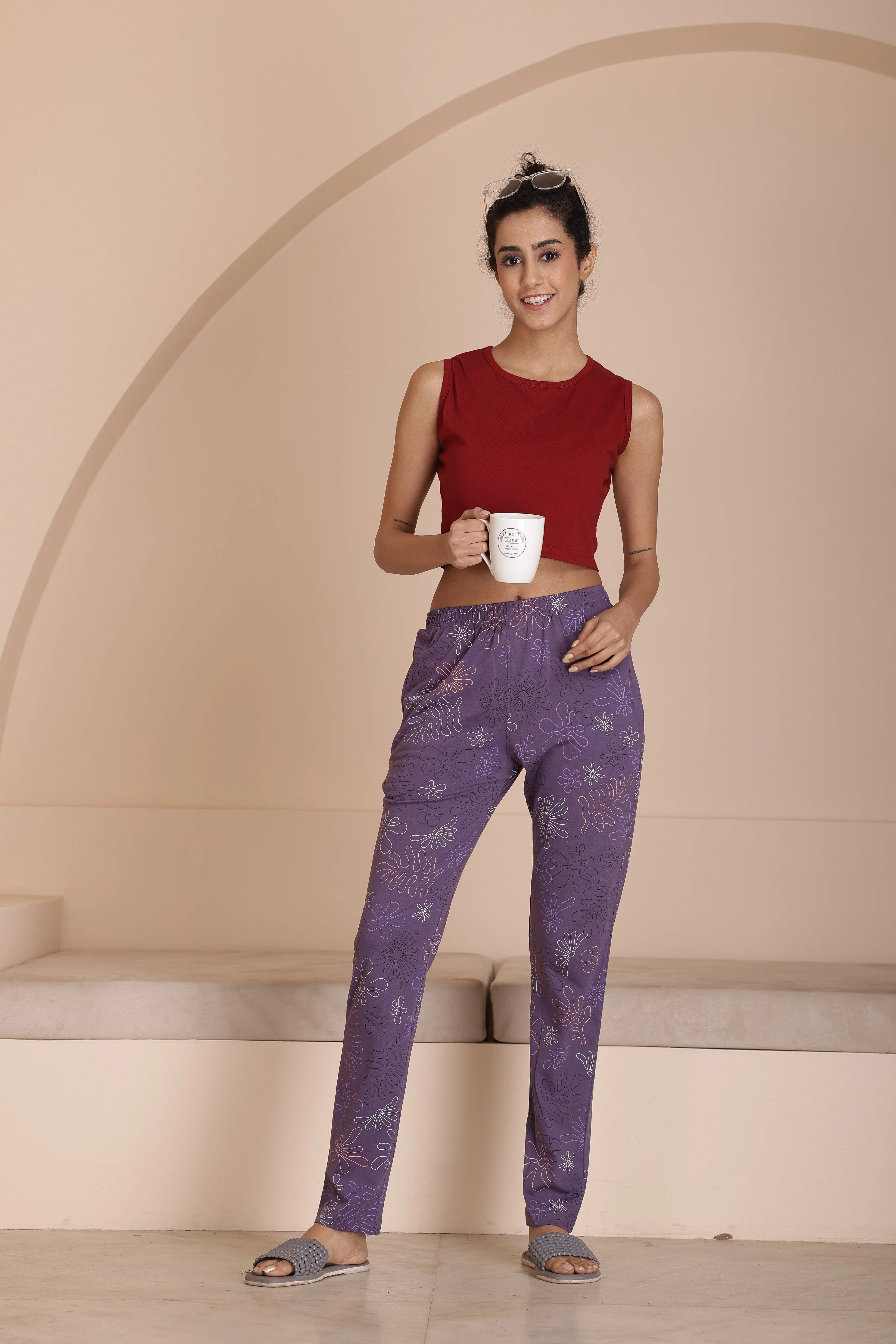 Women’s Relaxed Fit Cotton Printed Lowers