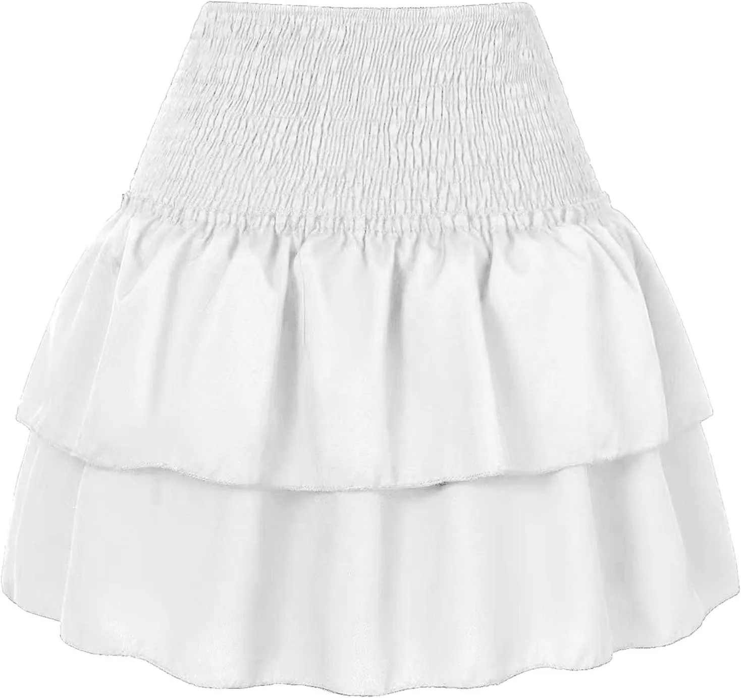 Womens Sexy Skirt Pleated Skirt Ruffle Printed Skirt Fashion Printed Pleated Lace Skirt Metallic Skirt and Top