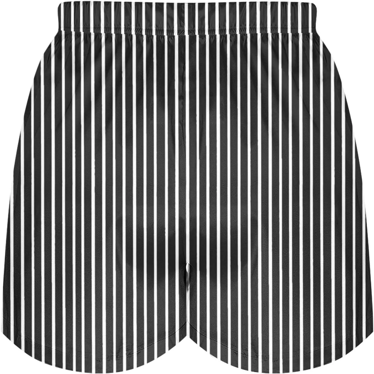 Women's Silk Satin Pajama Shorts Casual Striped Summer Drawstring Pj Bottoms Soft Boxer Sleepwear Lounge Shorts with Pockets