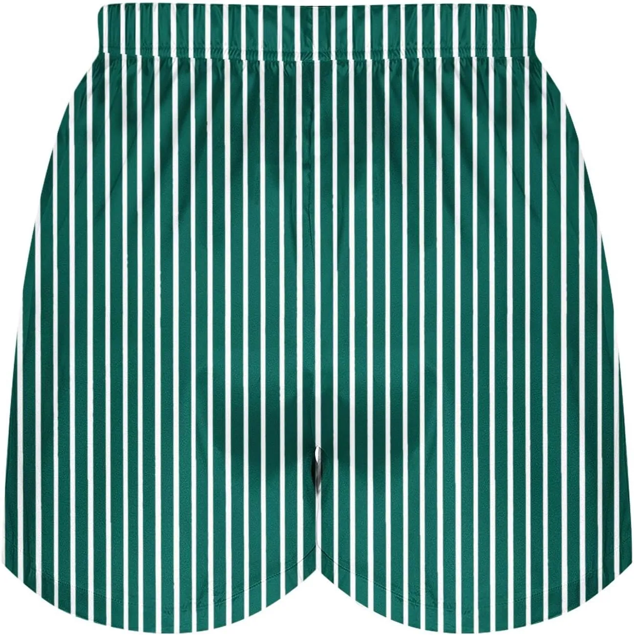 Women's Silk Satin Pajama Shorts Casual Striped Summer Drawstring Pj Bottoms Soft Boxer Sleepwear Lounge Shorts with Pockets