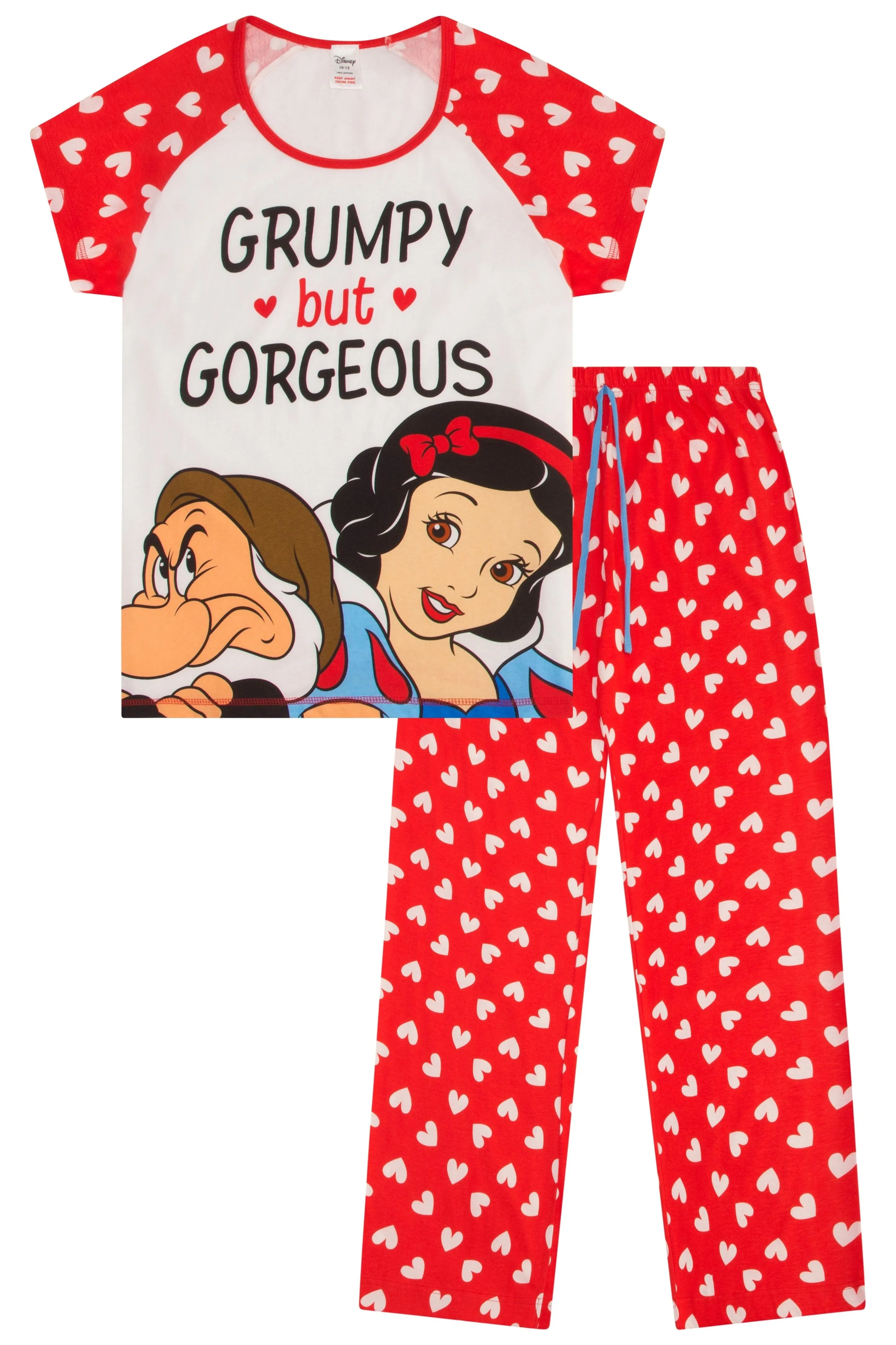 Women's Snow White 'Grumpy But Gorgeous' Long Pyjamas