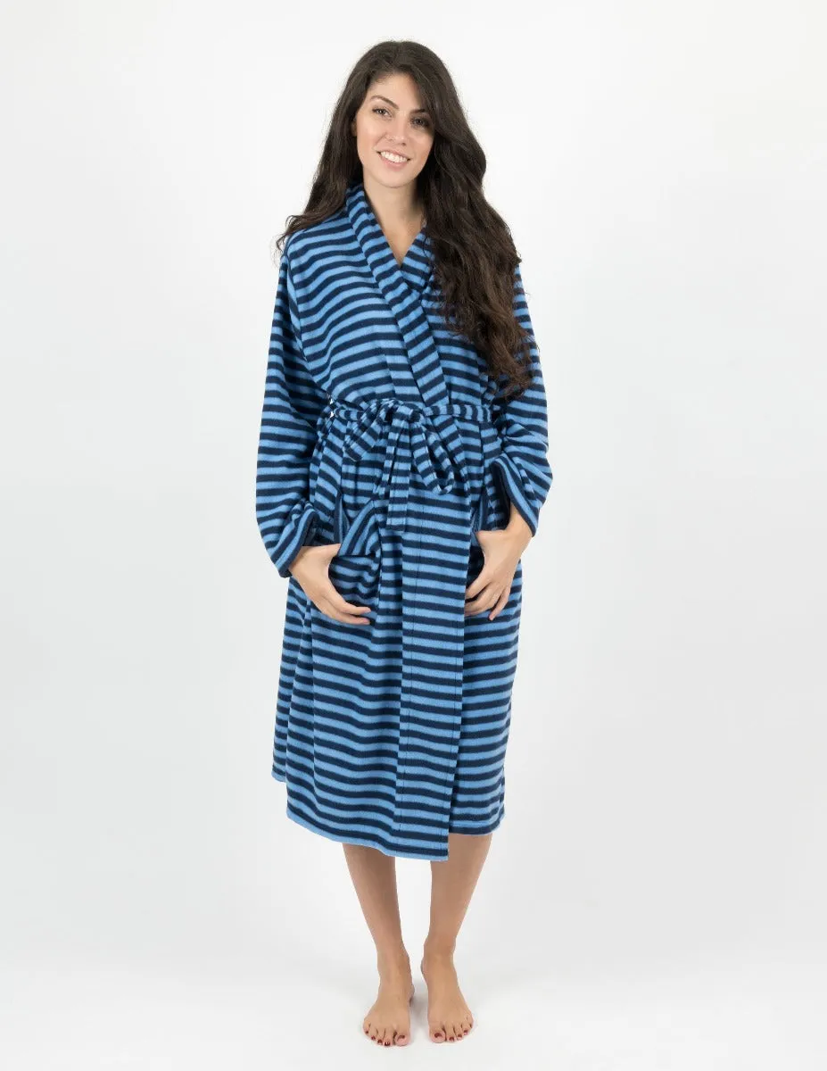 Women's Soft Micro Fleece Bathrobe
