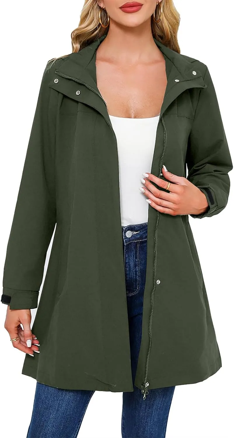 Womens Solid Color Detachable Hat Windbreaker Women's Long Sleeved Thin Jacket Long Sleeved Hooded Casual Jacket