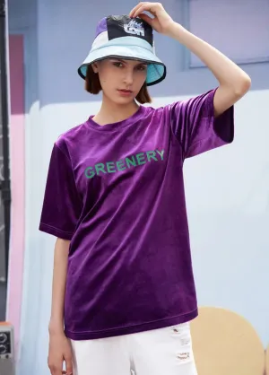 Women's Spring Casual Short-Sleeved O-Neck T-Shirt With Print