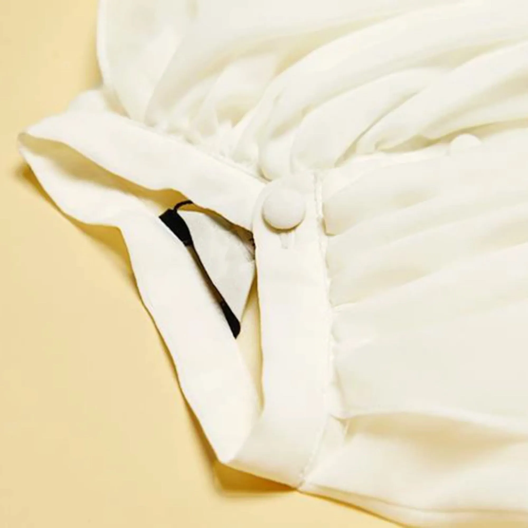 Women's Spring Chiffon Long-Sleeved Blouse With Buttons