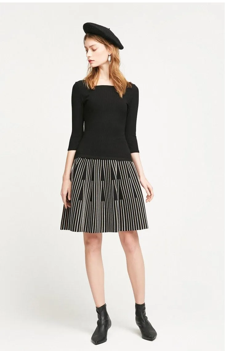 Women's Spring Striped Long-Sleeved T-Shirt