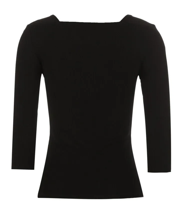 Women's Spring Striped Long-Sleeved T-Shirt