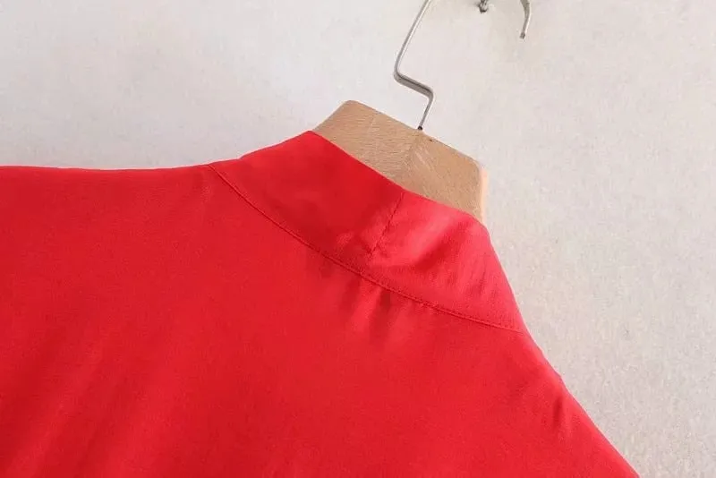 Women's Spring/Autumn Long Dress With Ruffles