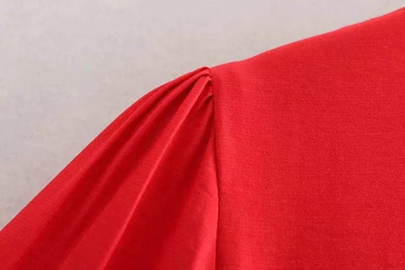 Women's Spring/Autumn Long Dress With Ruffles