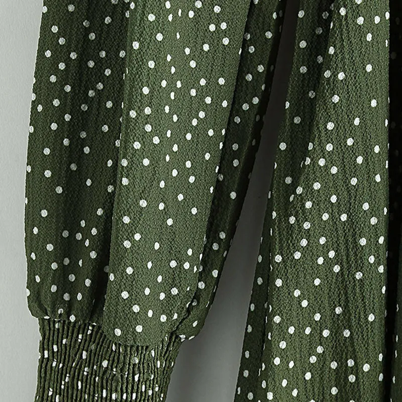 Women's Summer A-Line Long O-Neck Dress