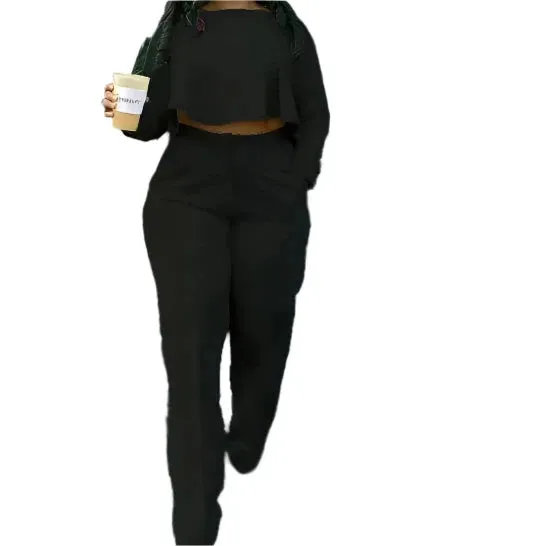 Women's Two-Piece Tracksuit Set – Dashiki African Print Long Sleeve Top & Pants Matching Set for Spring/Summer Party