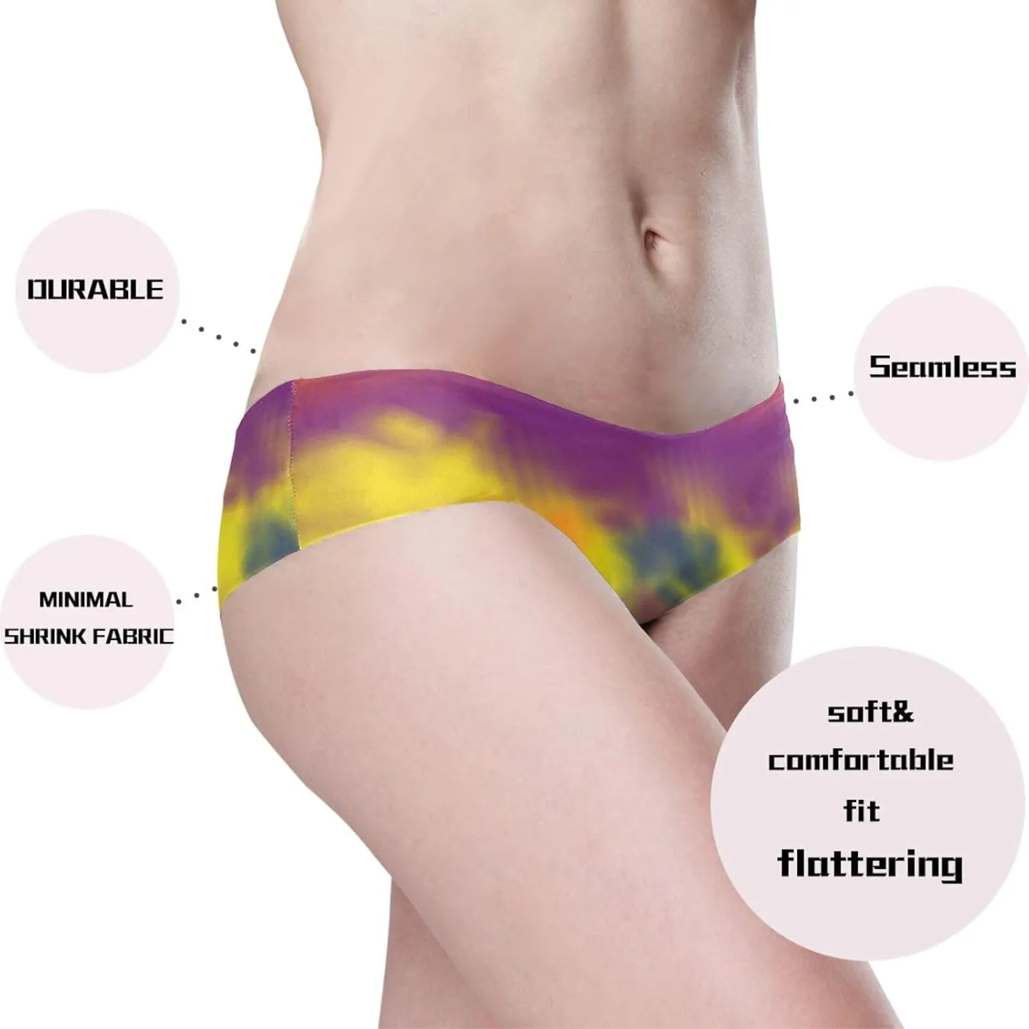 Womens Underwear Bikini Panties Breathable Hipster Briefs Panty