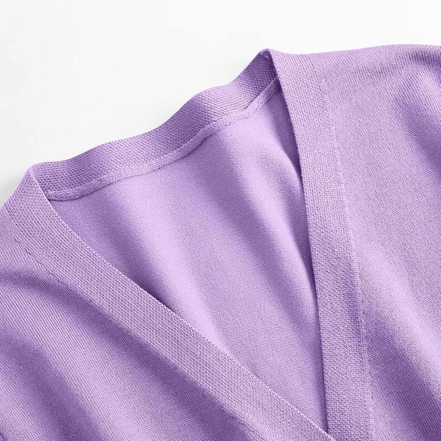 Women's V Neck Button Down Knitwear Sweaters Cardigan Classic Solid Color Casual Long Sleeve Soft Basic Knit Tops 2025