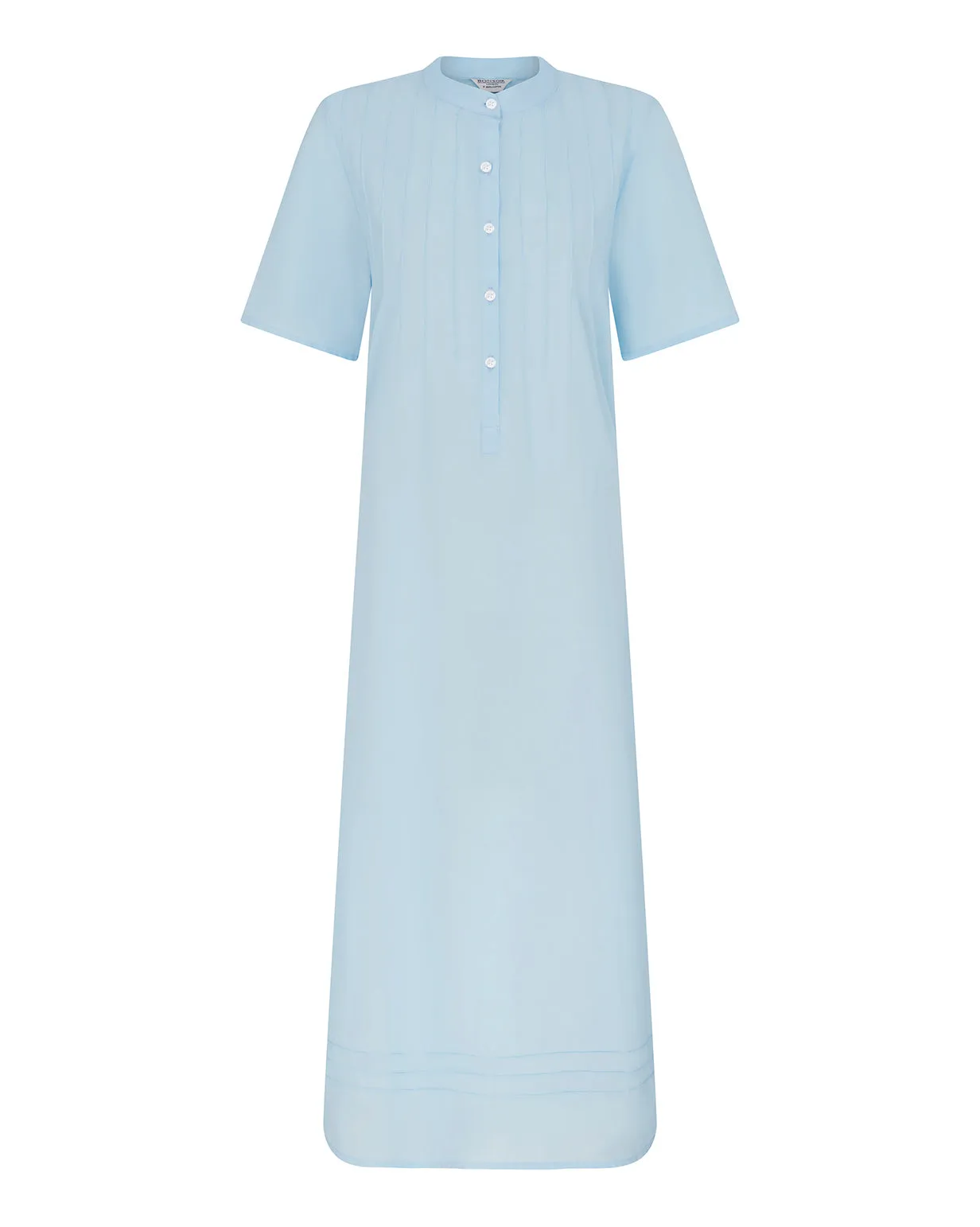 Women's Victoria Cotton Short Sleeve Nightgown - Blue