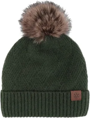 Women's Winter Beanie Hat Fashion Knit Warm Skull Cap with Pom Pom Beanie for Women