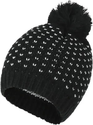 Womens Winter Knitted Hat Pompom Beanie Hats Warm kull Cap for Fall Cold Weather