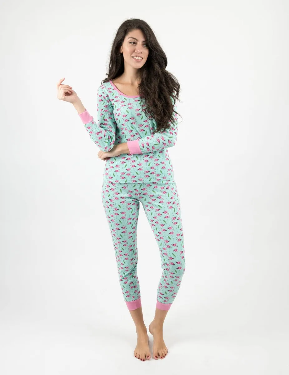 Women's Zoo Animals Cotton Pajamas