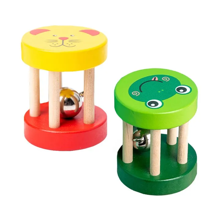 Wooden Rattle Bell Toy