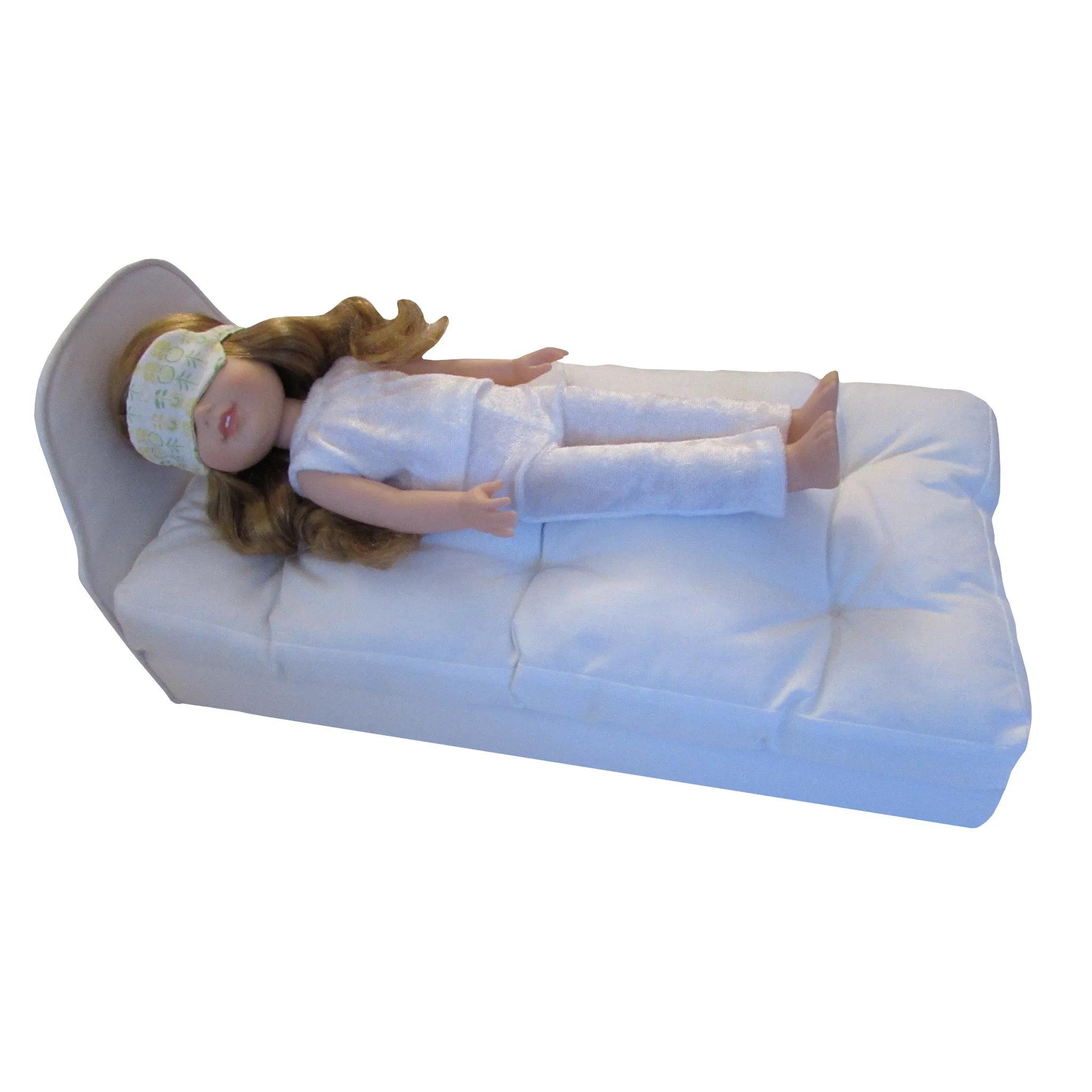 Yellow Floral Doll Sleep Mask for 14 1/2-inch dolls