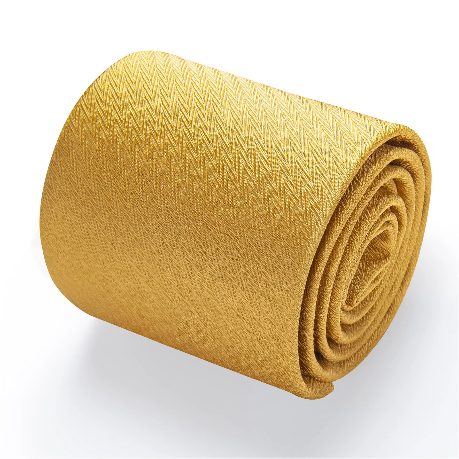 YourTies Men's Granola Yellow Tie Geometric Necktie Set