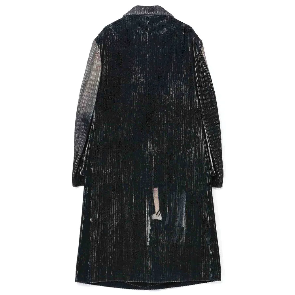 Zdzislaw Beksinski / Original Women Print Covered Long Jacket