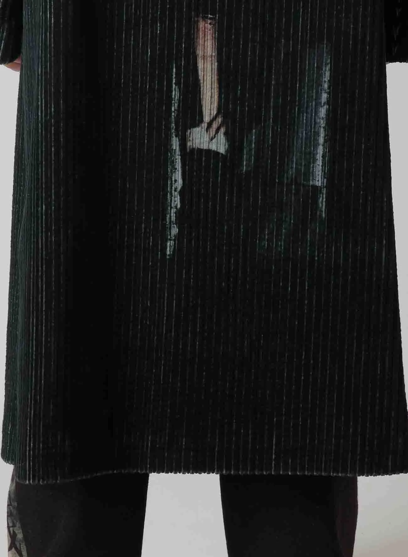Zdzislaw Beksinski / Original Women Print Covered Long Jacket