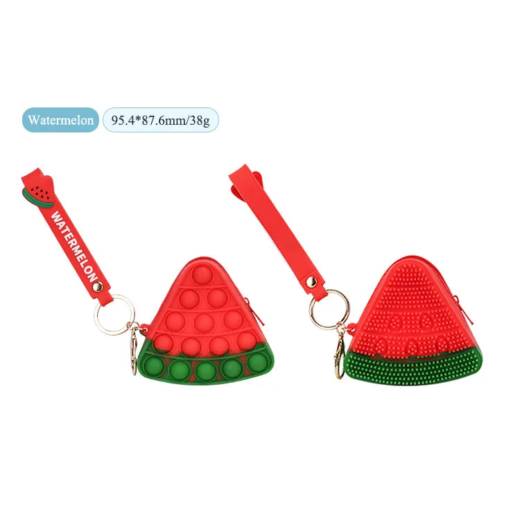 Zippered Pouch with Fidget Bubble Poppers and Bristles
